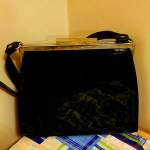 This is a sm/med vintage patent leather purse